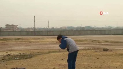 Suriye Sınırında Tehlikeye Rağmen Çocukların Bilye Keyfi