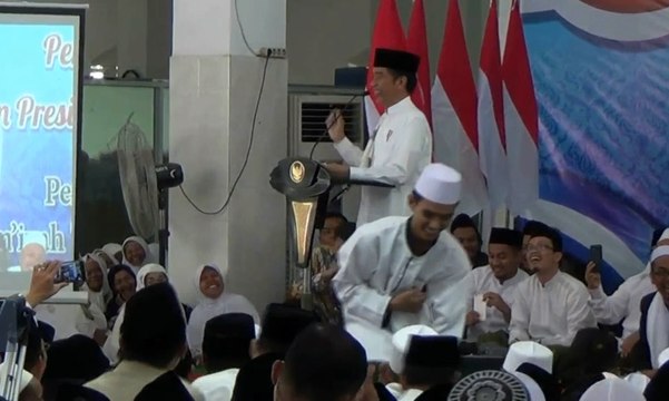Safari Presiden Joko Widodo ke Sejumlah Pondok Pesantren di Jawa Timur