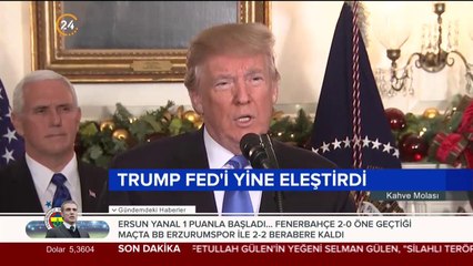 Trump, Fed'i yine eleştirdi