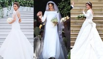 أجمال فساتين الزفاف التي اعتمدتها  النّجمات العرائس في عام 2018