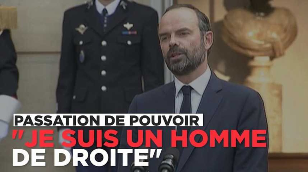 "Je suis un homme de droite", déclare Édouard Philippe