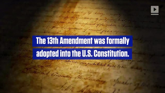 This Day in History: Slavery Is Abolished in America