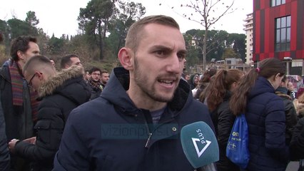 Studentët paralizojnë Tiranën - News, Lajme - Vizion Plus