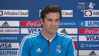 Solari: "Las especulaciones son normales en el Madrid, los rumores no me inquietan"