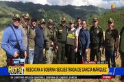 Colombia: rescatan a la sobrina de Gabriel García Márquez tras cuatro meses secuestrada