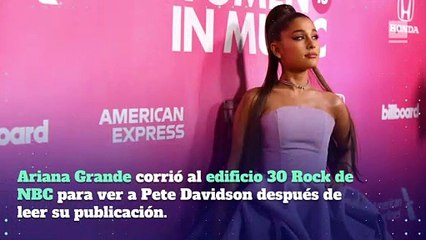 Pete Davidson se negó a ver a Ariana Grande después de una aparente amenaza de suicidio