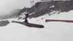 Snowboarder Shreds Down Snowy Slopes Like Pro