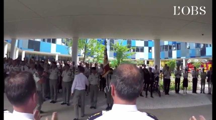 L'impressionnante haie d'honneur pour Pierre de Villiers, chef d'état major des armées démissionnaire