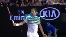 Roger Federer incredible Points Vs Djokovic - Australian Open 2016