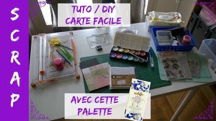 Tuto / DIY - Carte facile avec la palette Metallic Accents de Prima