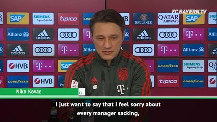 Download Video: I feel sorry for Mourinho after sacking - Bayern boss Kovac