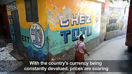 Poverty in Haiti seen in Port-au-Prince's Jalousie neighborhood