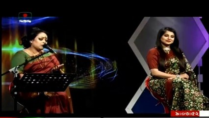 Susmita Sen , " Gaan Chirodin - গান চিরদিন " programme at Bangladesh Television - BTV (Tuesday, December 18, 2018)