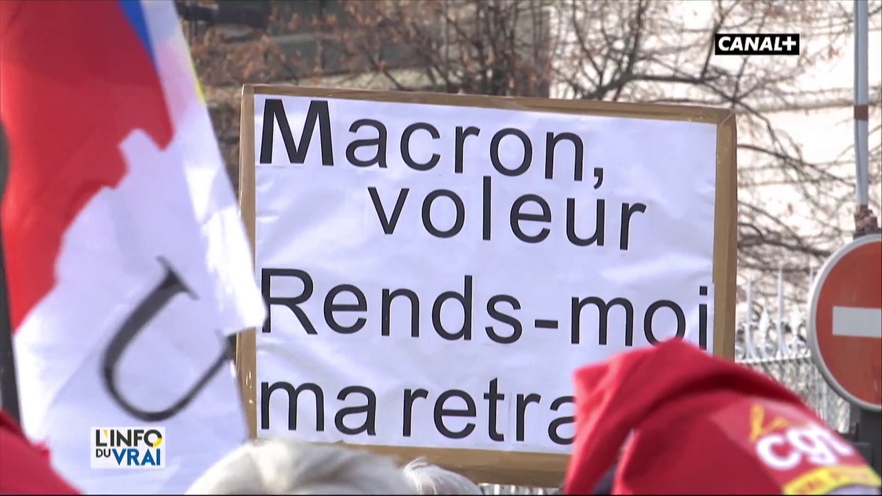"Macron, rends-moi ma retraite" - L'info du vrai du 18/12 - CANAL+