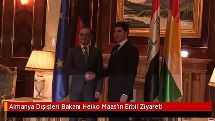 Almanya Dışişleri Bakanı Heiko Maas'ın Erbil Ziyareti