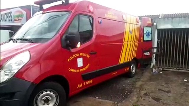 Siate atende vítima de queda no Cascavel Velho