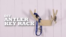 Never lose your keys again with this DIY antler key rack