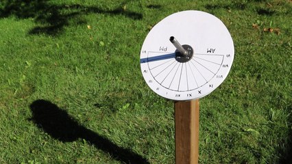 Step back in time with this DIY sundial