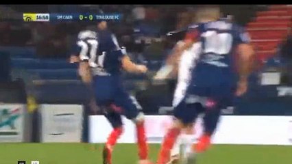 Khaoui Goal - Caen vs Toulouse  1-0  18.12.2018 (HD)
