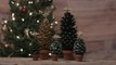 Turn pinecones into adorable Christmas tree decorations