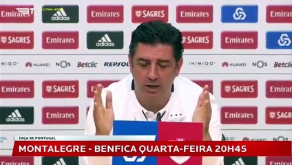 VÍDEO: Pergunta surreal do jornalista que deixou Rui Vitória perplexo