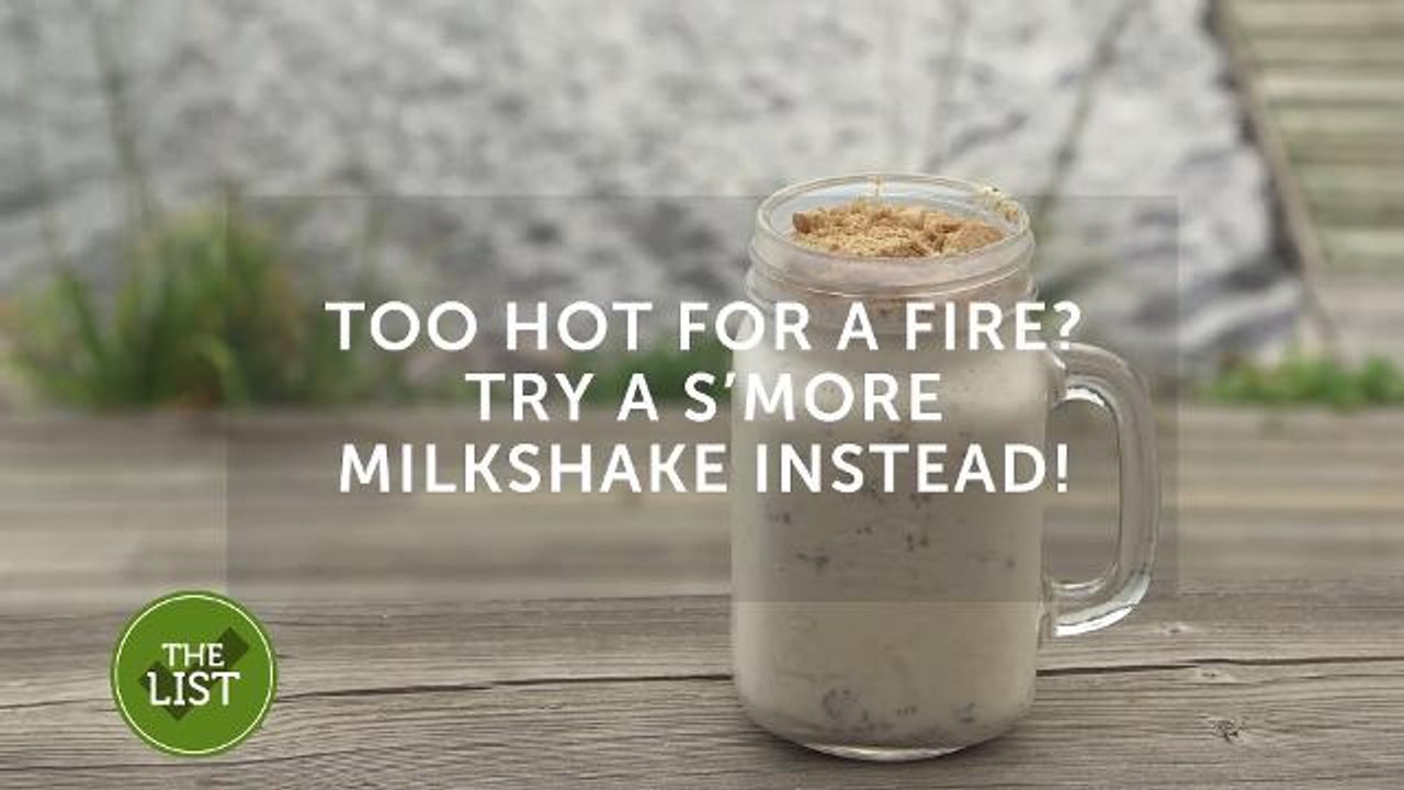 This s’more milkshakes is the next best thing to the original