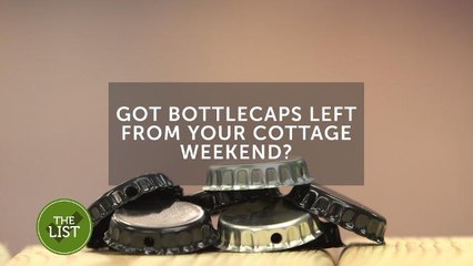 Get crafty with these DIY bottle cap tealights