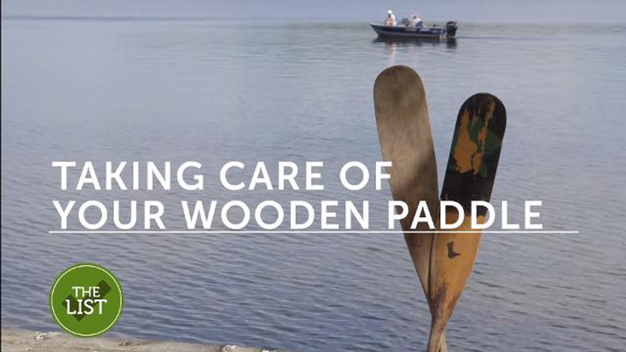How to care for your wooden paddle
