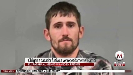 Cazador es condenado a ver 'Bambi' por matar cientos de ciervos