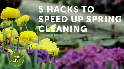 5 hacks to speed up spring cleaning