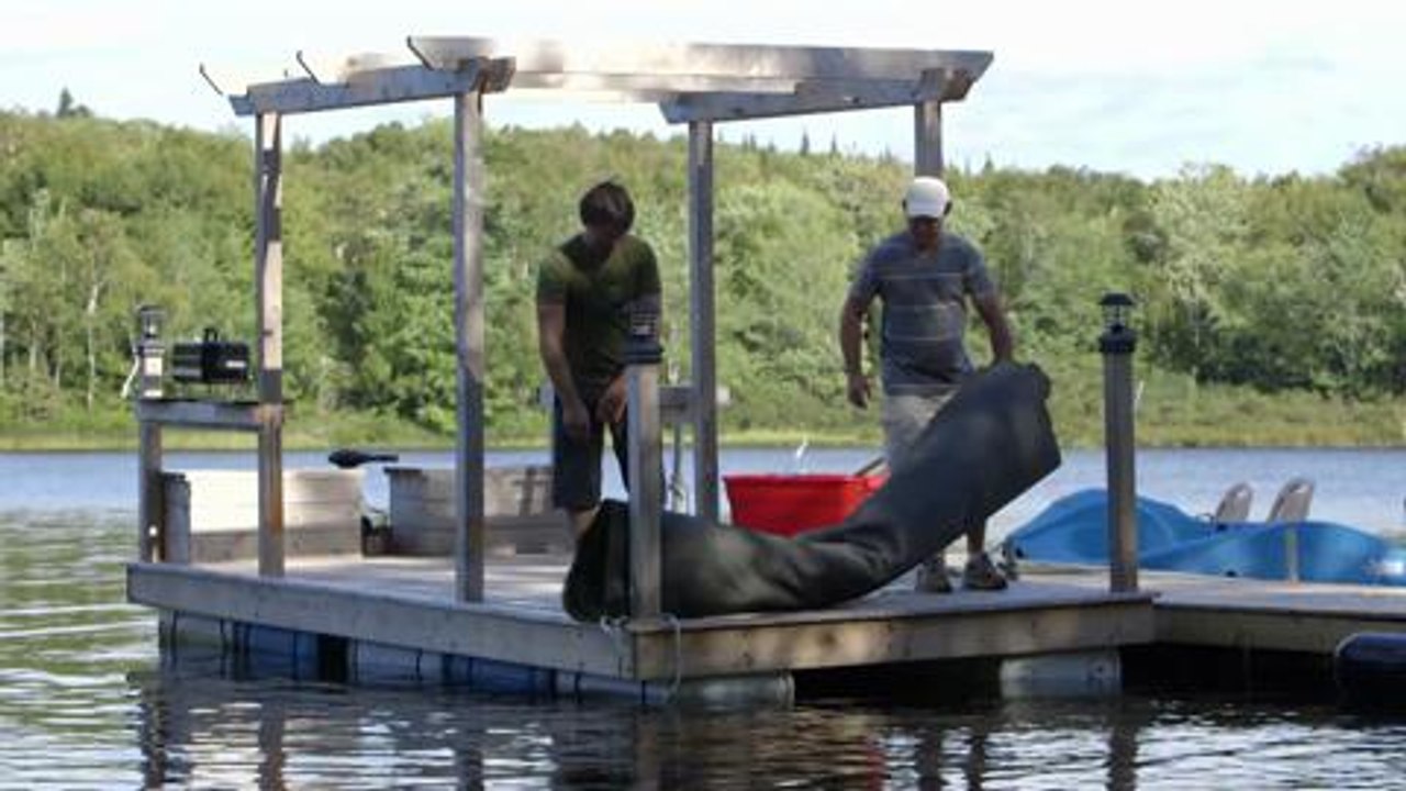 Build a floating golf course
