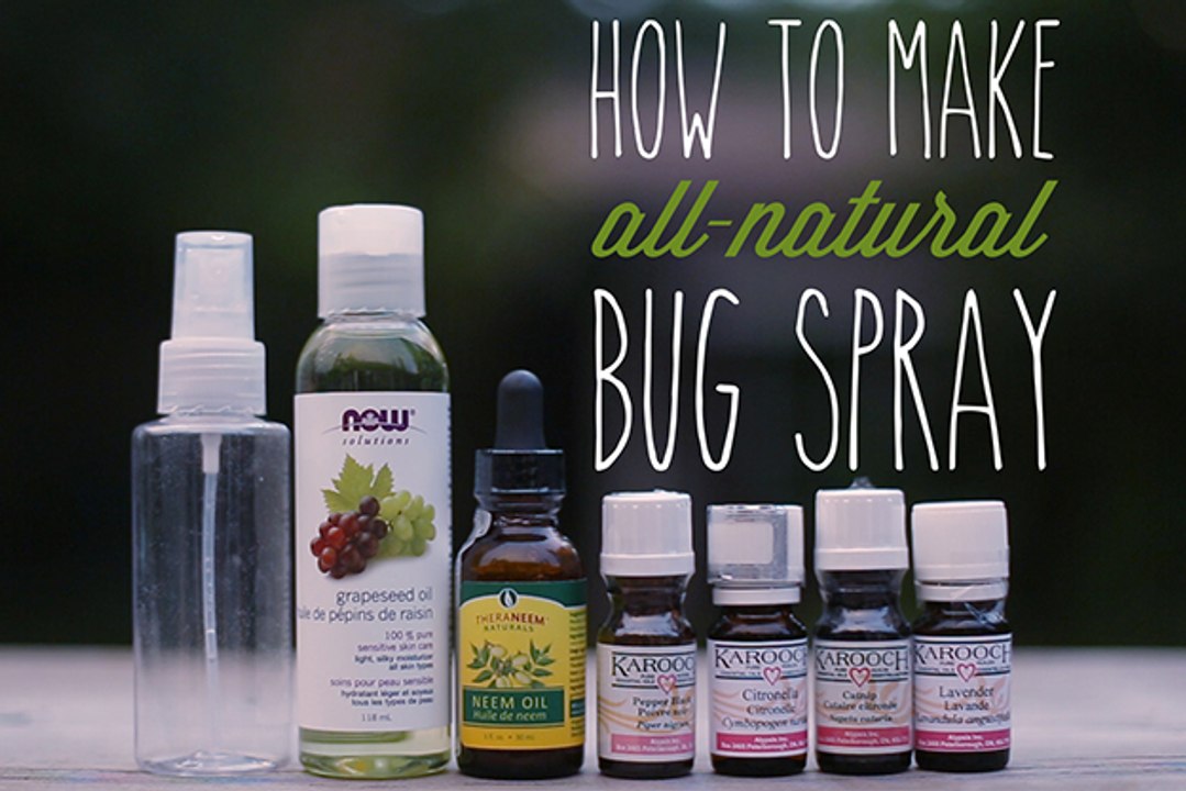 How to make all-natural bug spray