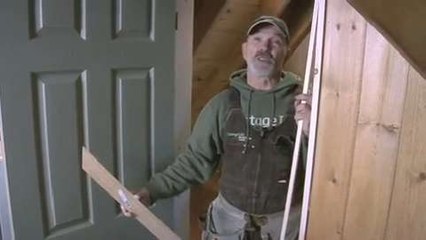 Installing a custom door frame