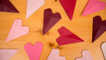 These Handmade Origami Hearts Are the Cutest Keepsake