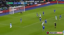 Goal De  Bruyne (0-1) Leicester City  vs	Manchester City