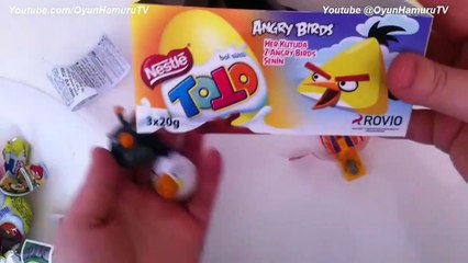 9 Nestle ToTo Angry Birds Sürpriz Yumurta Oyuncak Açımı