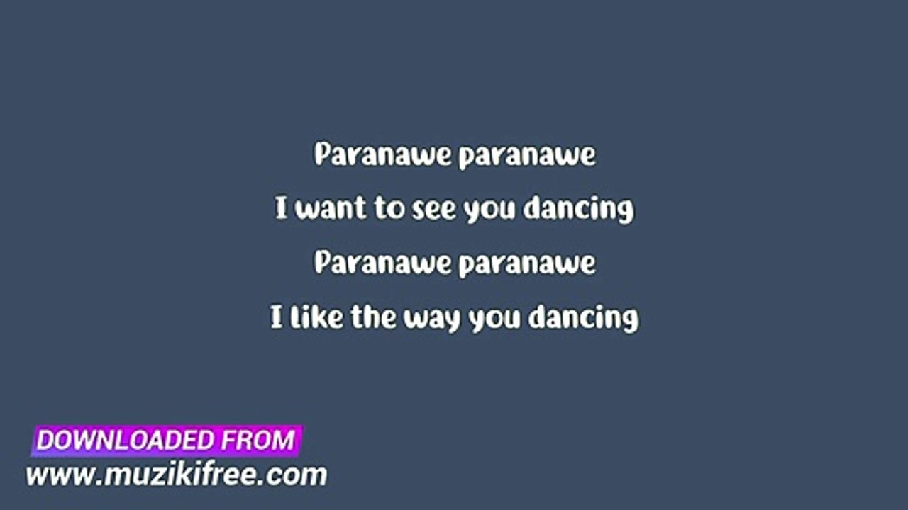 Harmonize Ft Ray Vanny - Paranawe Lyrics