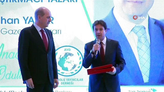 İhlas Medya Ankara Temsilcisi Batuhan Yaşar “Yılın Araştırmacı - Yazarı” ödülü