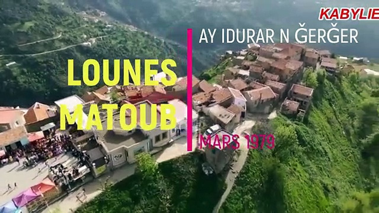 LOUNES MATOUB, "Ay Idurar n Ǧerǧer", 1979.