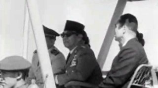 Presiden Soekarno Menyaksikan Pameran Dirgantara  (Indonesia Air Show) 1 April 1965