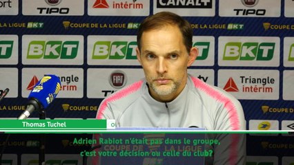 PSG - Tuchel : "Rabiot? C'est une décision du club, je la respecte""