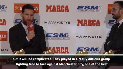 Download Video: Messi warns Champions League clash with Lyon will be complicated for Barca