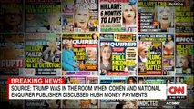 Source: Donald Trump was in the room when Cohen and National Enquirer publisher discussed Hush Money payments. #DonaldTrump #Breaking #News #HushMoney #Breaking #AndersonCooper