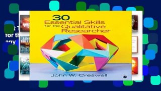 Get Trial 30 Essential Skills for the Qualitative Researcher any format