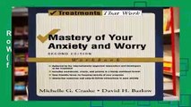 Readinging new Mastery of Your Anxiety and Worry: Workbook 2/e (Treatments That Work) free of charge