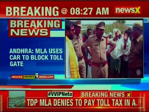 Andhra Pradesh: TDP MLA Chintamaneni Prabhakar denies to pay toll tax at Kaza toll gate