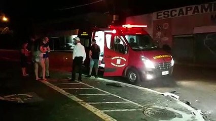 Tải video: Colisão de trânsito mobiliza equipe do Corpo de Bombeiros