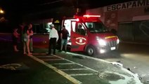 Colisão de trânsito mobiliza equipe do Corpo de Bombeiros