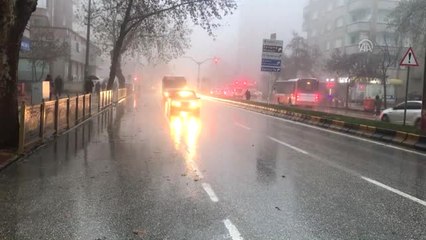 Gaziantep'te Ulaşıma Sis Engeli
