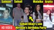 Salman Khan, Sonakshi Sinha, Malaika Arora & Others At Sohail Khan's Son Nirvaan's Birthday Bash